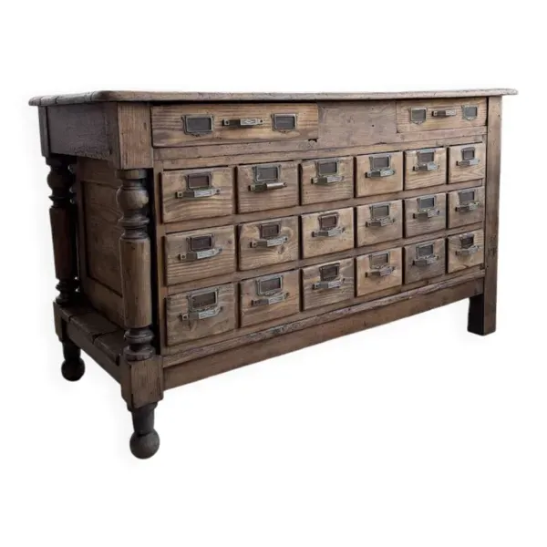 Comptoir, îlot central, meuble de métier multi-tiroirs