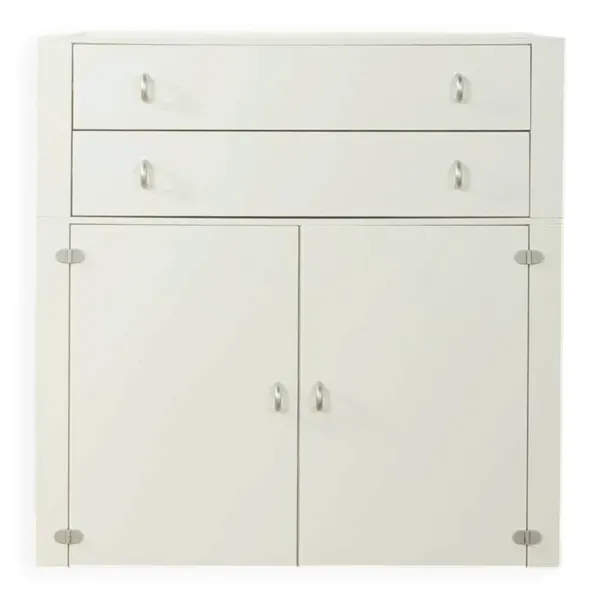 Cabinet vintage Interlübke avec charnières en métal et poignées minimalistes