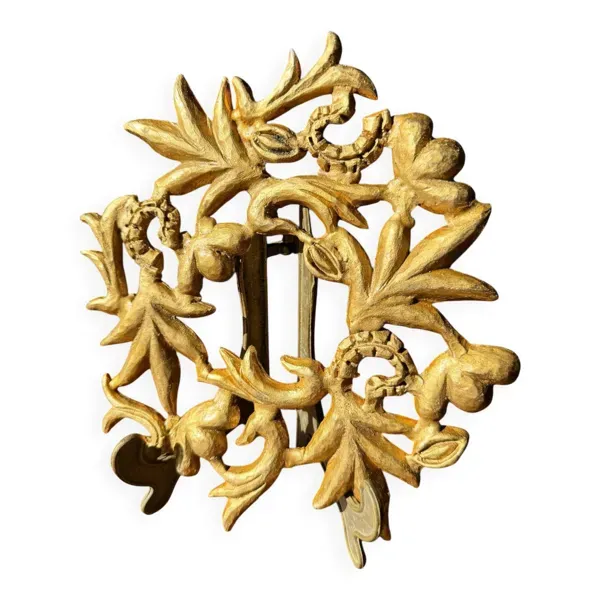 Plateau / Dessous-de-plat bronze, Mathias pour Fondica, 1970's