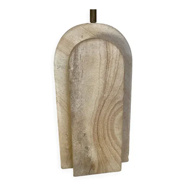 Lampe en travertin
