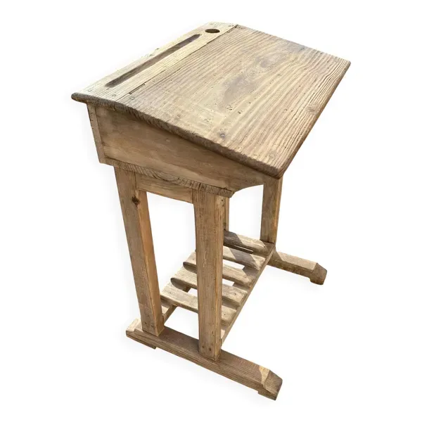Vintage : Très ancien pupitre d'écolier