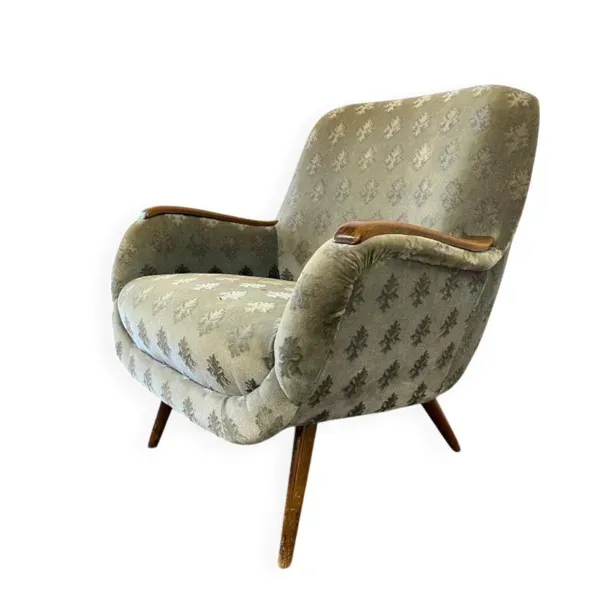 Fauteuil cocktail vintage bleu clair / fauteuil / fauteuil une place
