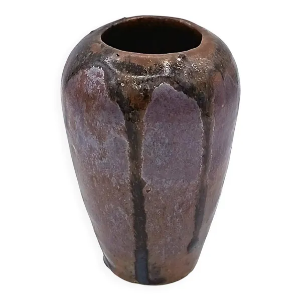 Vase céramique 1920 signé Eugène Lion