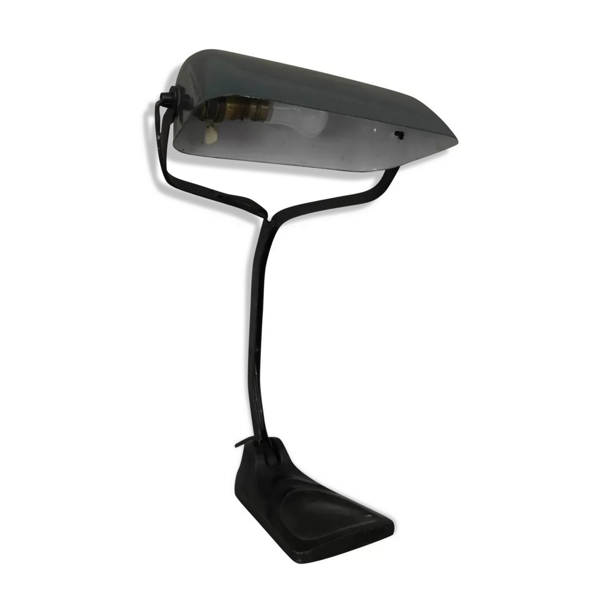 Lampe de bureau avec vert émail abat-jour Switche