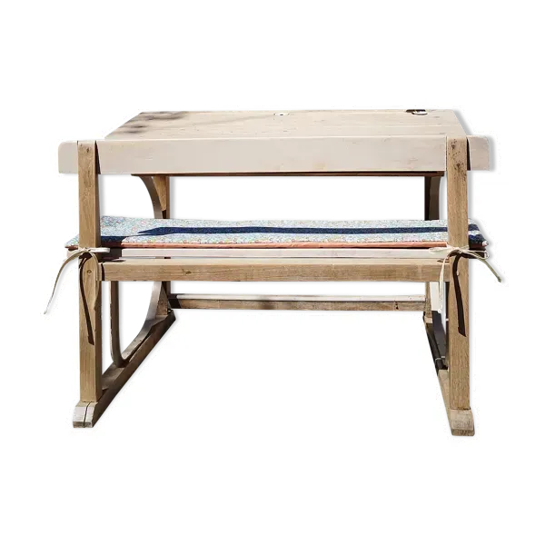 Pupitre d'écolier vintage