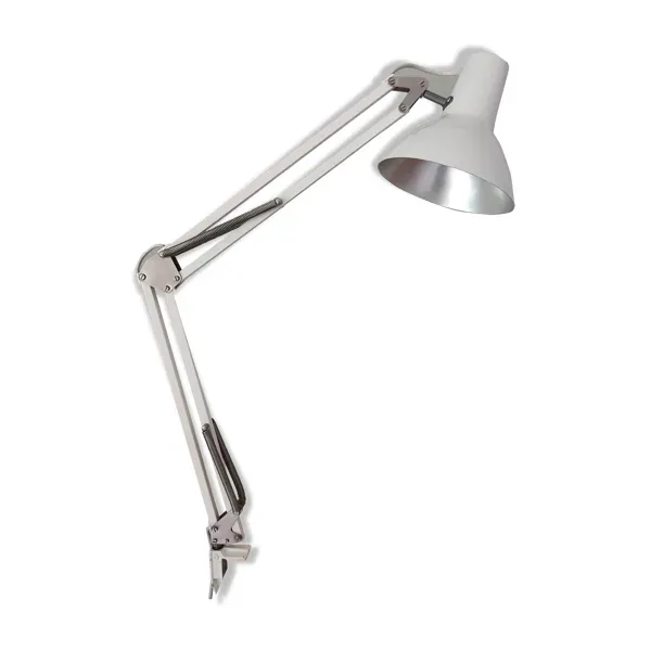 Lampe de bureau articulée blanche