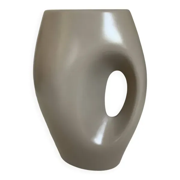 Vase design céramique grise