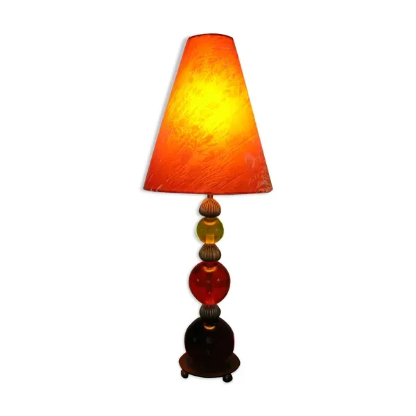 Lampe d'ambiance vintage 1980 ''trait d'union
