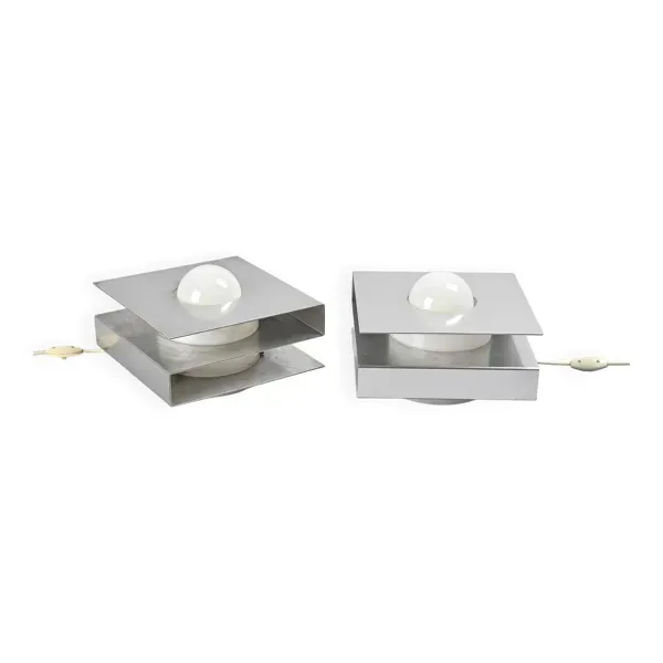 Paire de lampes de table 1036 par Guy Bertrand, Disderot circa 1969