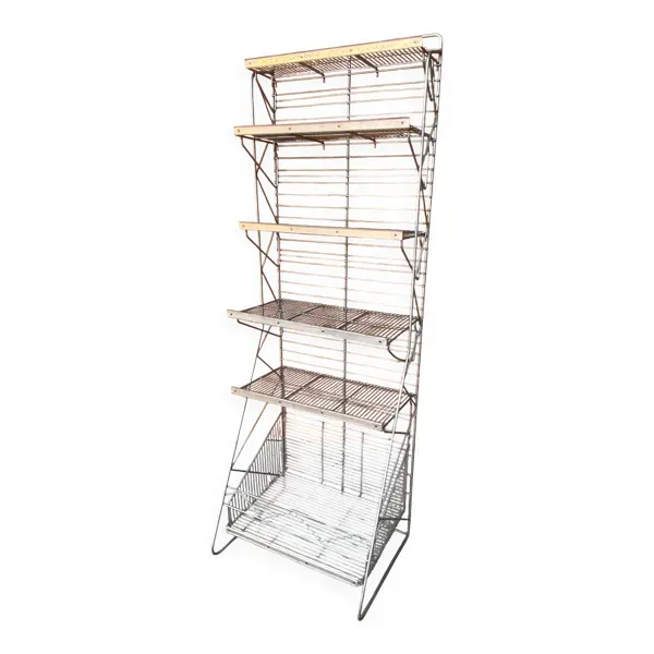 Étagère industrielle commerce des années 1960