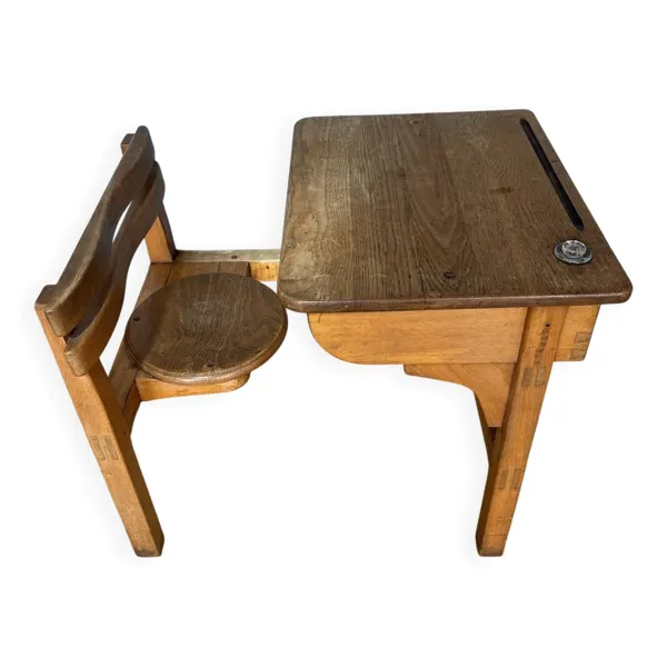 Bureau d'écolier années 50-60