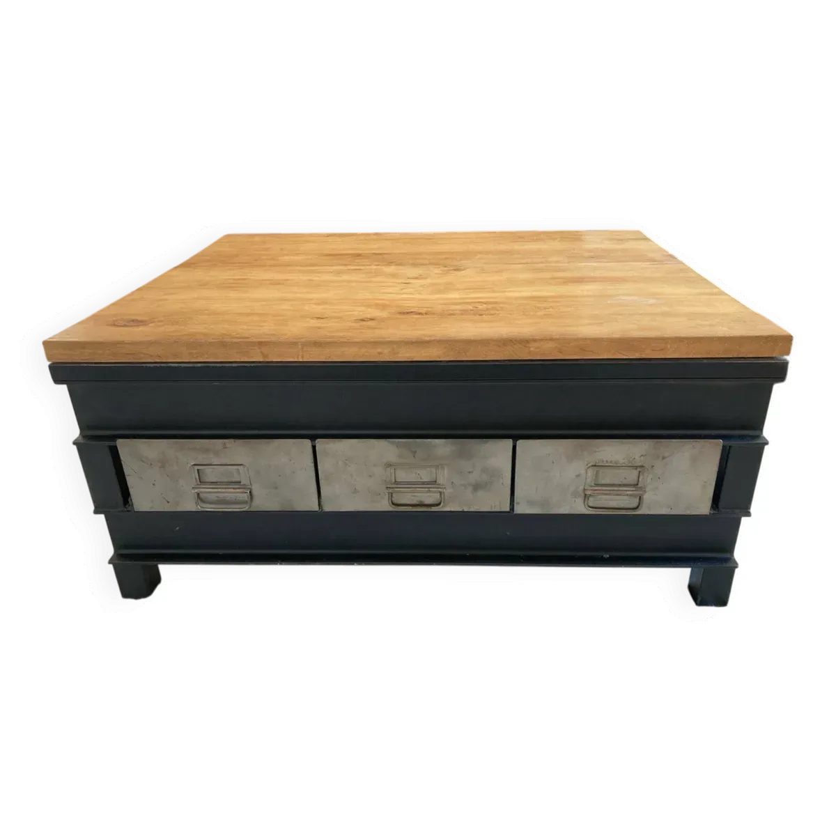 Table basse style industriel