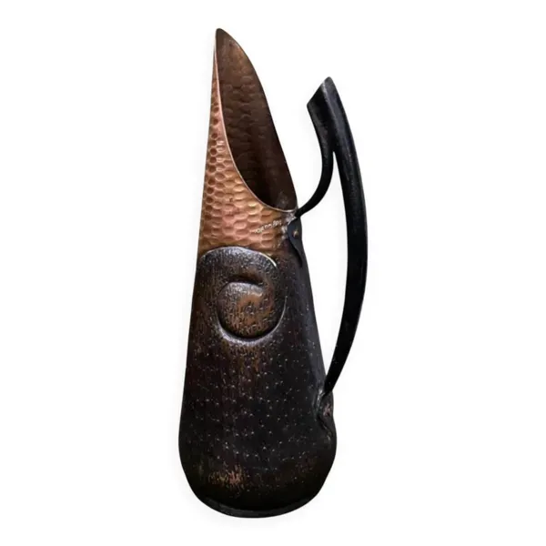 Pichet cuivré & bois