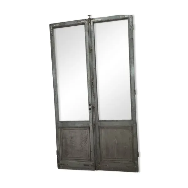 Portes vitrées en sapin