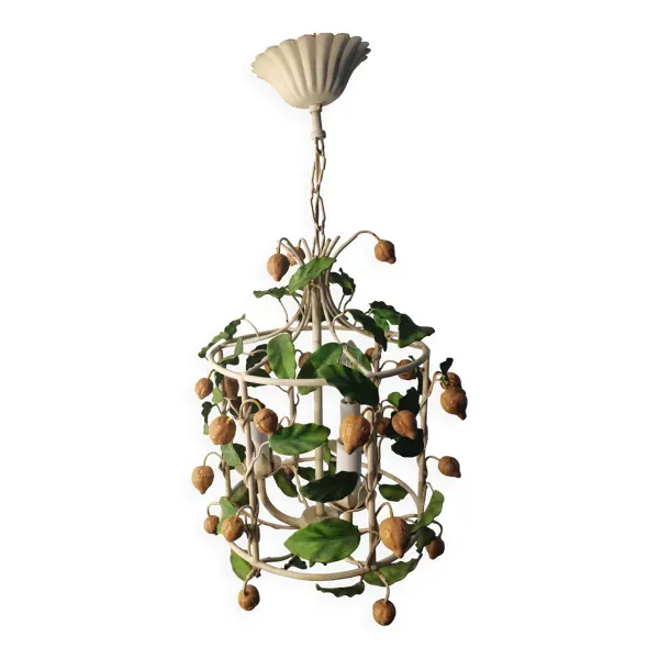 Lustre Toleware italien année 60