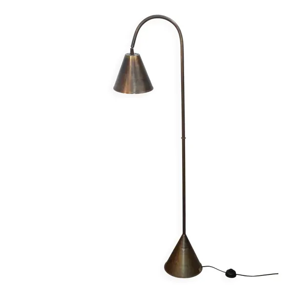 Lampadaire en Laiton par Jacques Adnet pour Valenti 1960s