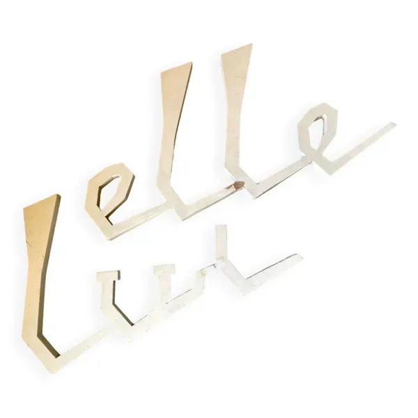 Enseigne boutique années 50