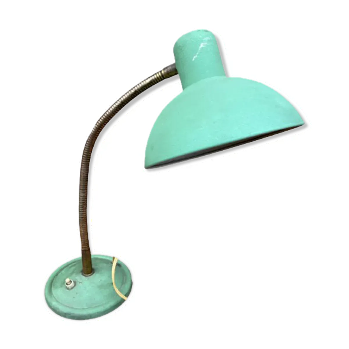 Lampe de bureau industrielle vintage art déco type kayser 50