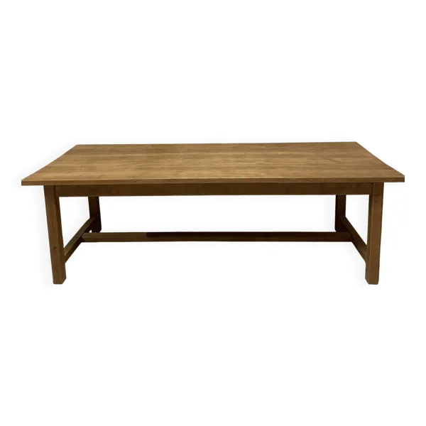 Table de ferme en bois massif – style campagne 230cm