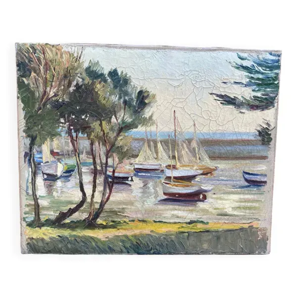 Port de bateaux à voile