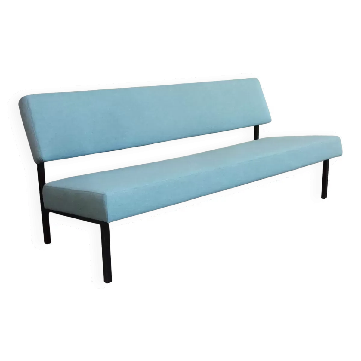 Canapé industriel néerlandais attribué à Gijs Van Der Sluis pour Van De Sluis Furniture, 1950.