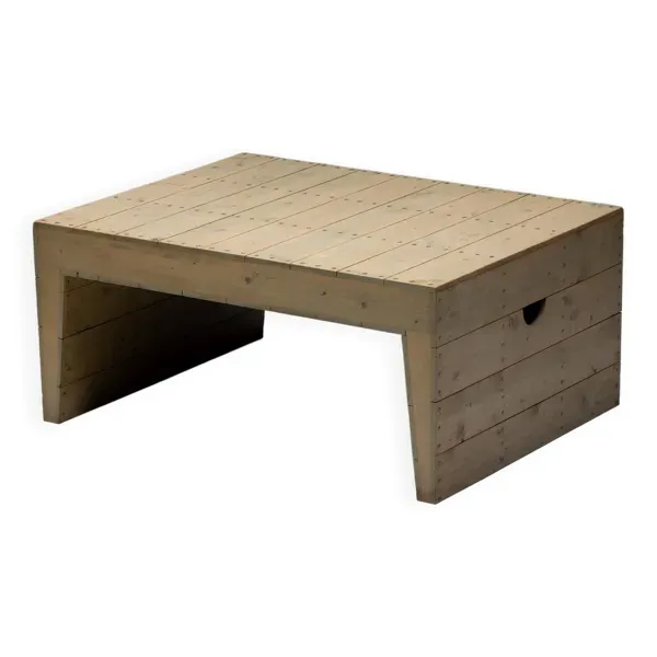 Table basse par Dom Hans van der Laan et Jan de Jong, Pays-Bas, années 1960