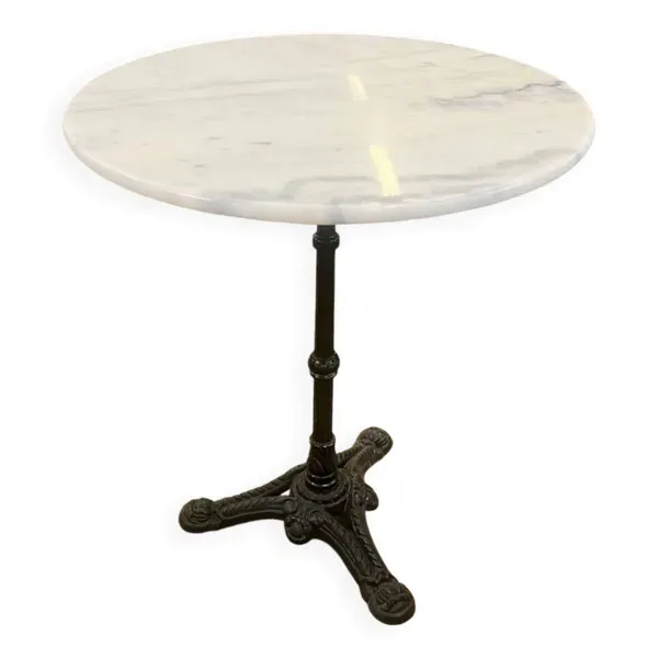 Table bistrot en marbre