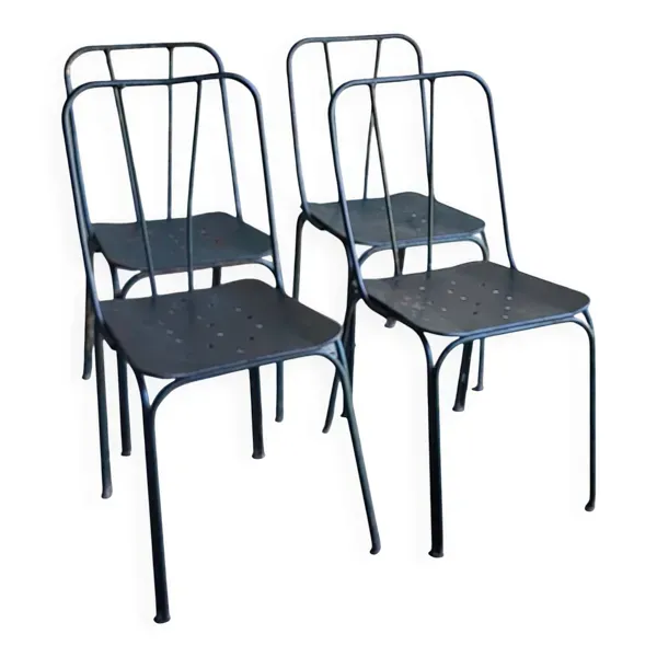 Chaises de jardin Parc et Jardin de Paris, 1950's (*4)