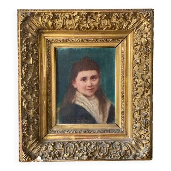 Portrait du XIXème siècle signé