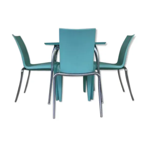 Set de salle à manger ''Louise et Louis 20'' par Philippe Starck pour Vitra, 1990