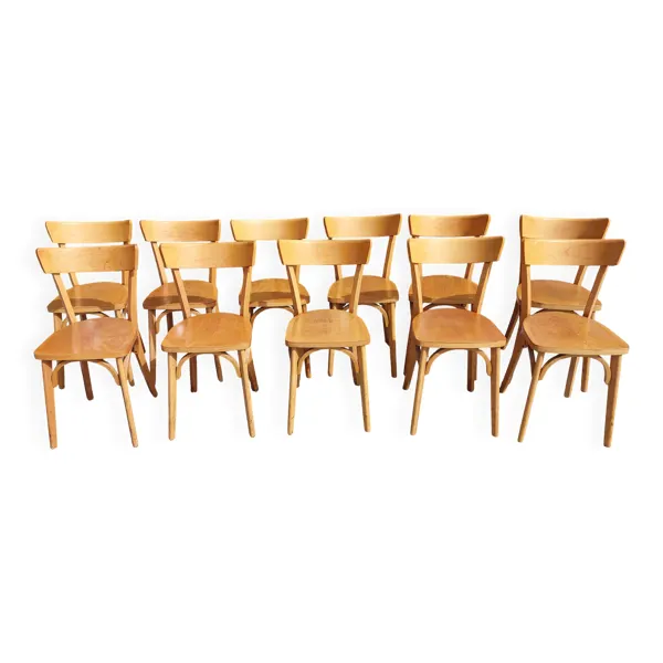 11 chaises bistrot style Baumann
