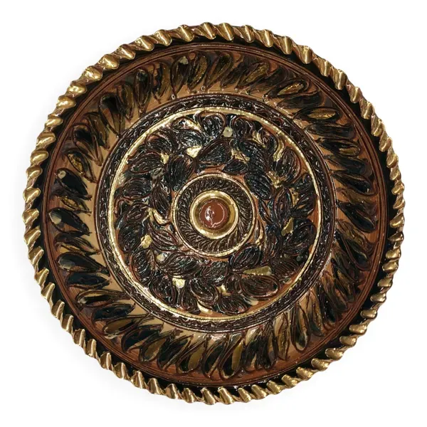 Plat en céramique de Nimy par Georges Destrebecq