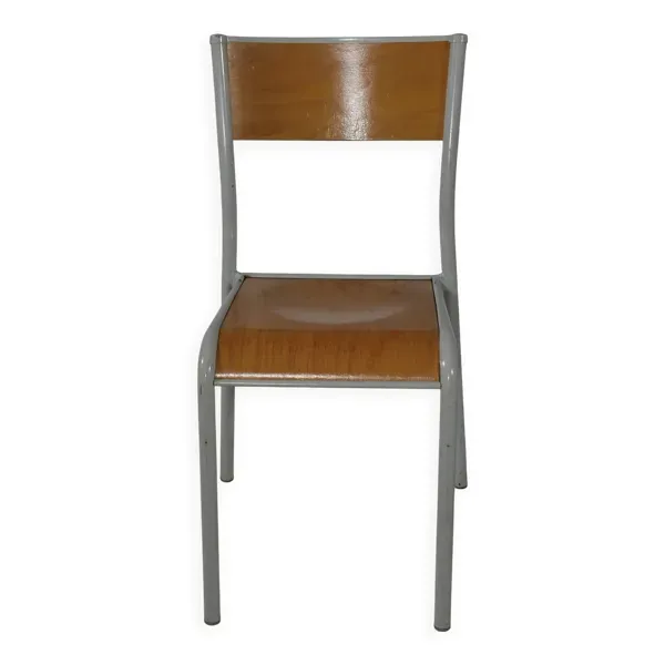 Chaises d'école françaises vintage