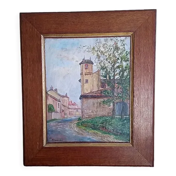 Huile sur toile signée Paul Dangmann (1899 - 1974)