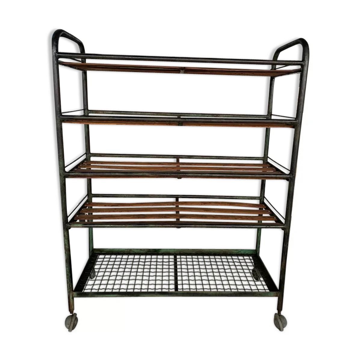 Étagère industrielle sur roulette