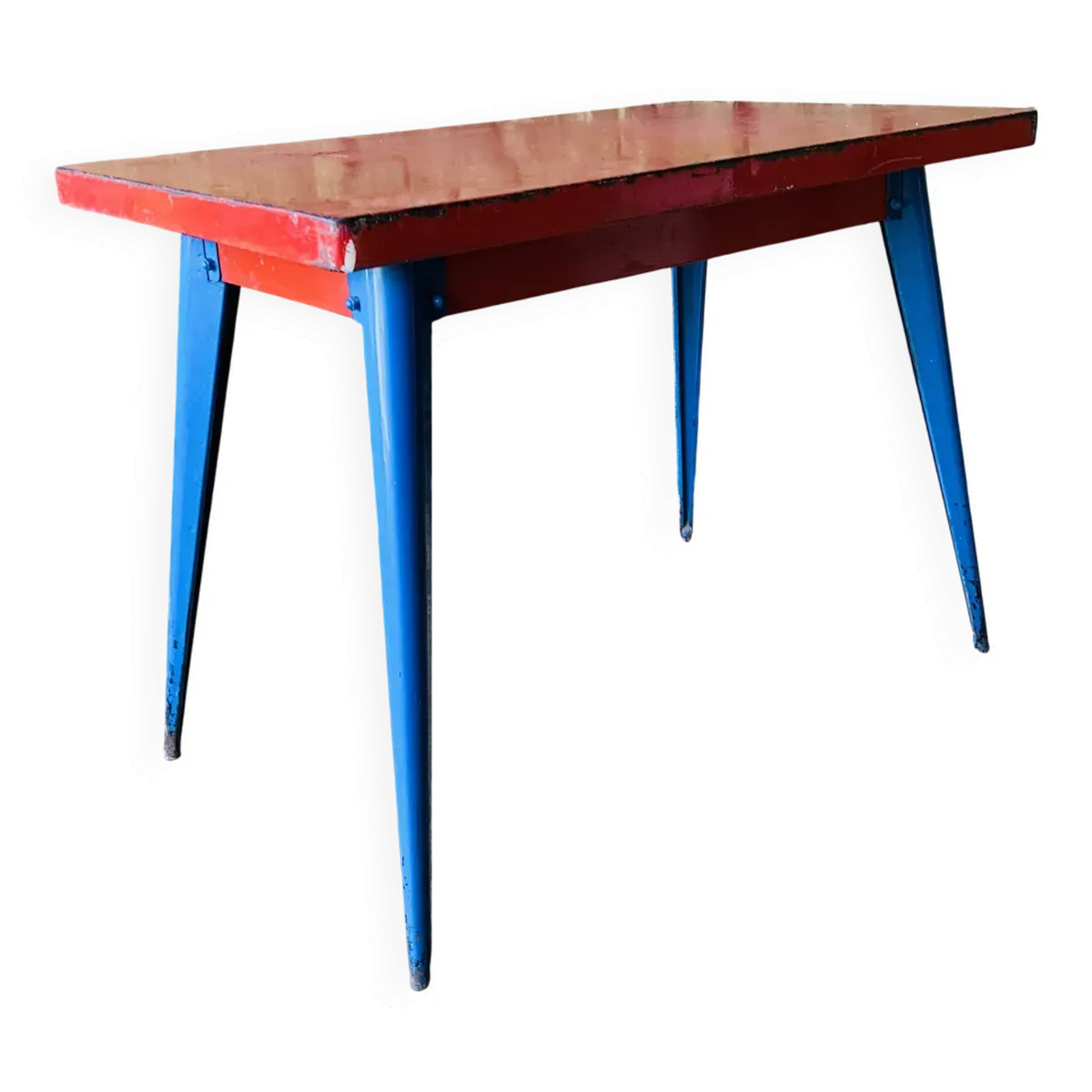 Table en métal Tolix T55 année 50