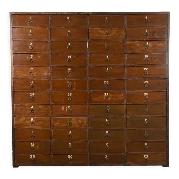 Meuble de rangement à 48 tiroirs numérotés