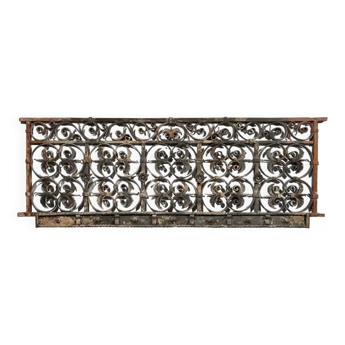 Garde corps XVIIem en fer forgé, rambarde barrière de balcon