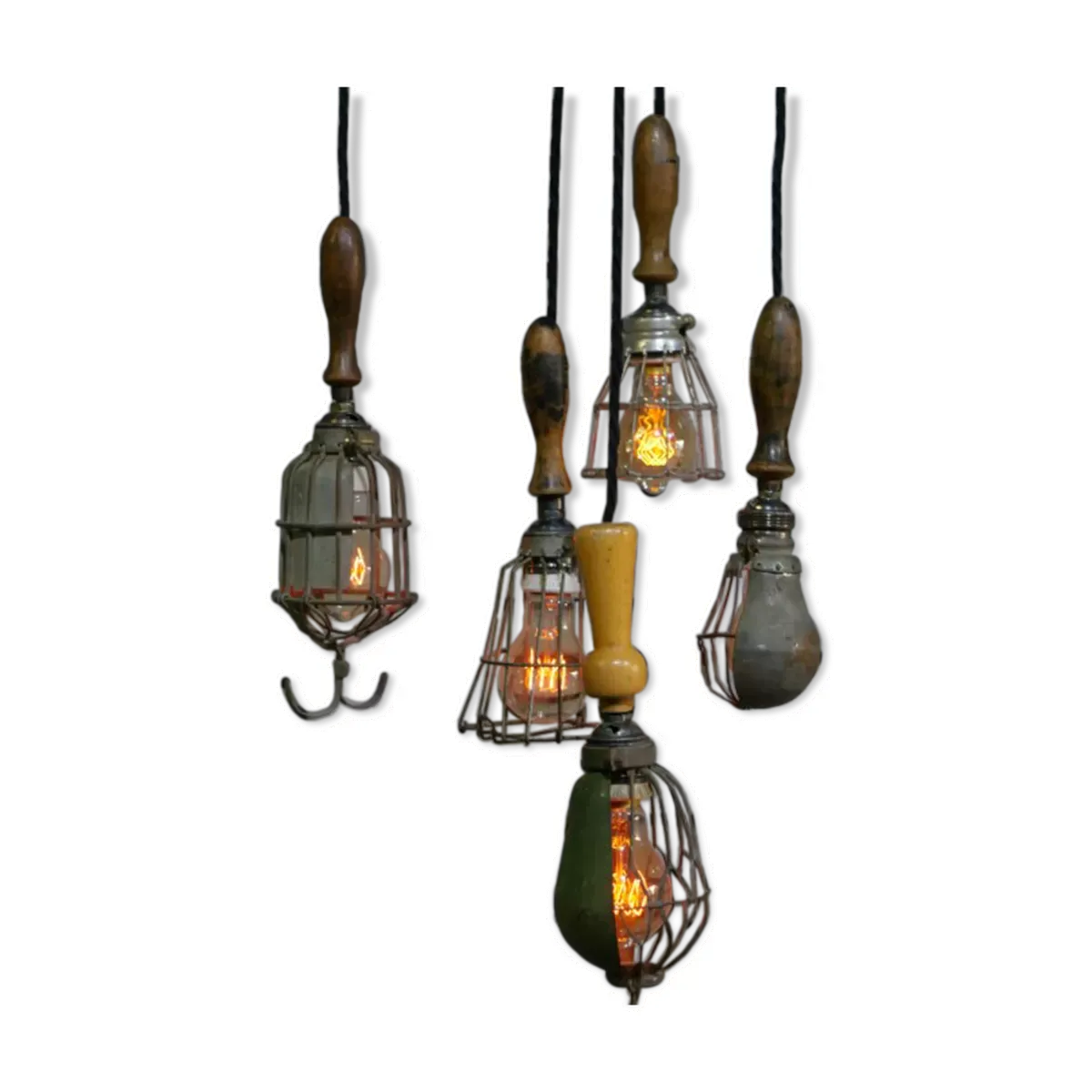 Ensemble de 5 baladeuses industrielles des USA