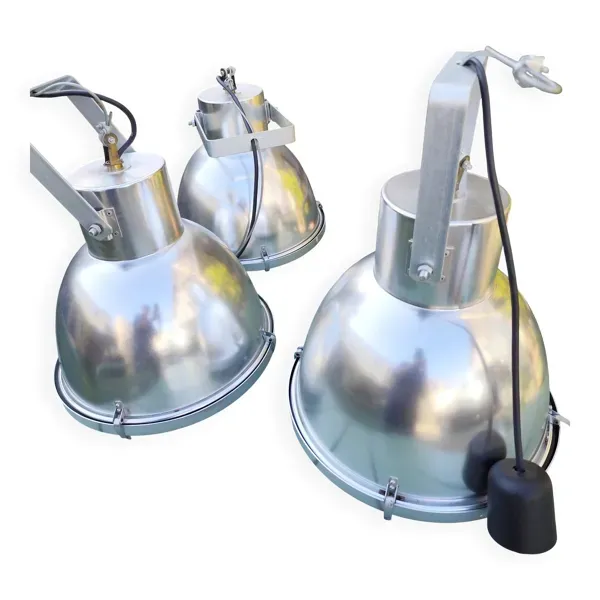 Lot de 3 suspensions industrielles