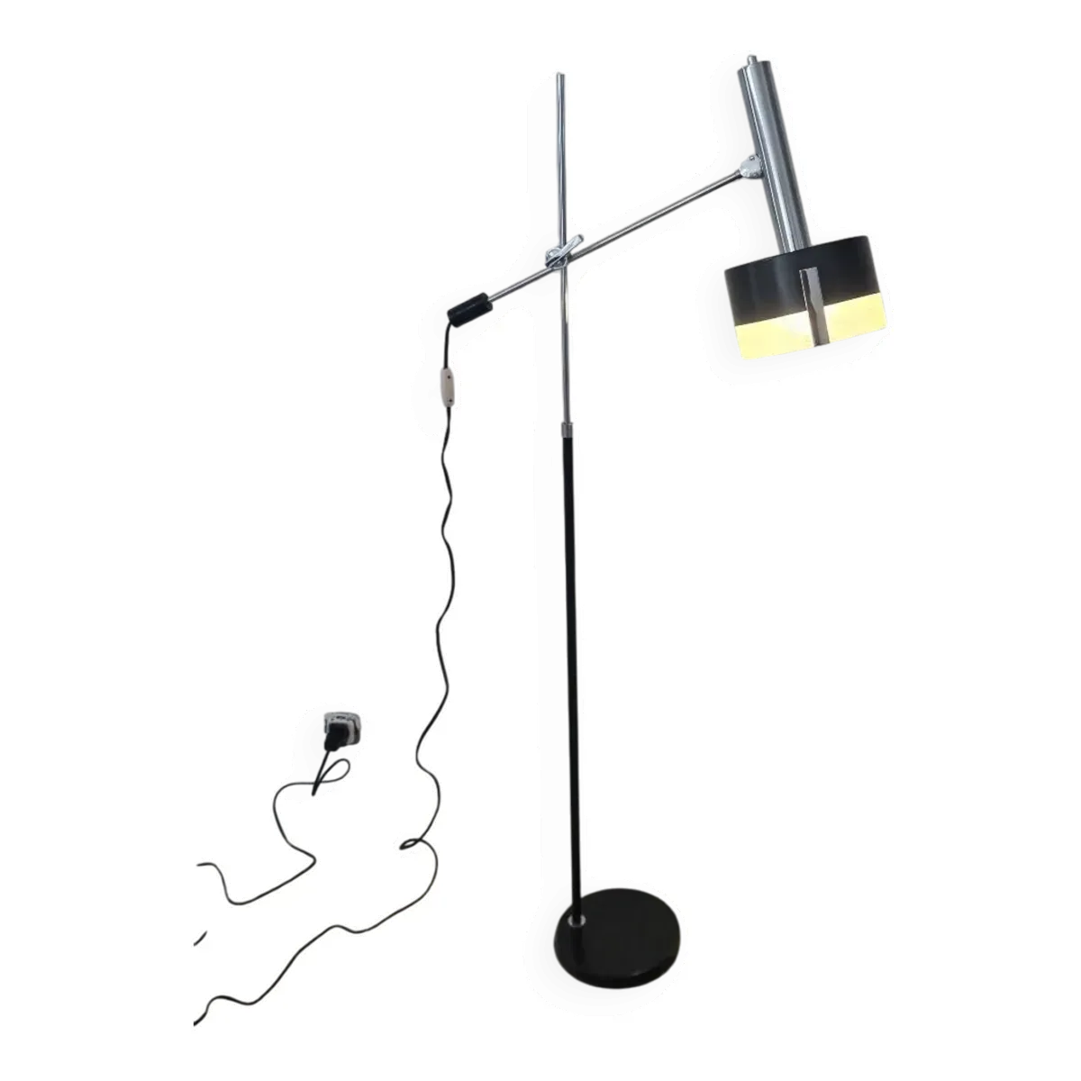 Lampadaire moderniste orientable des années 60's