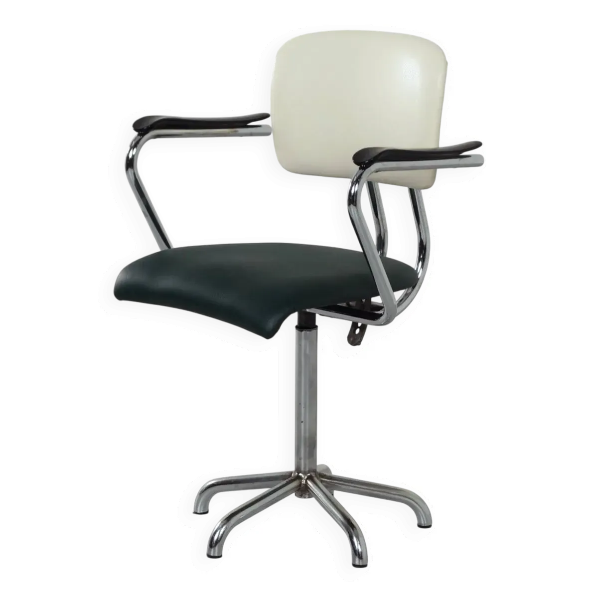 Chaise de bureau industrielle avec accoudoirs par toon de wit pour de wit, années 1950   gr