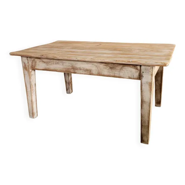 Table basse patinée