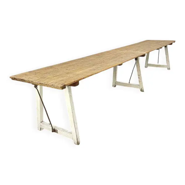 Grande table de guinguette années 1940