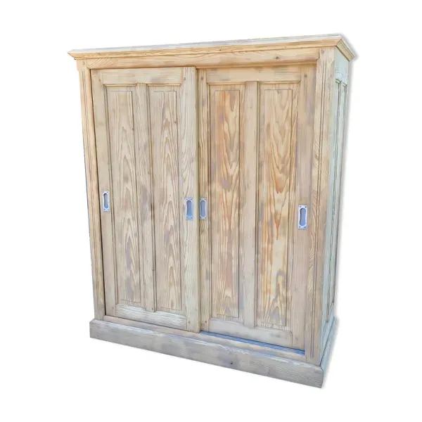 Meuble de métier comptoir buffet bahut enfilade bois brut