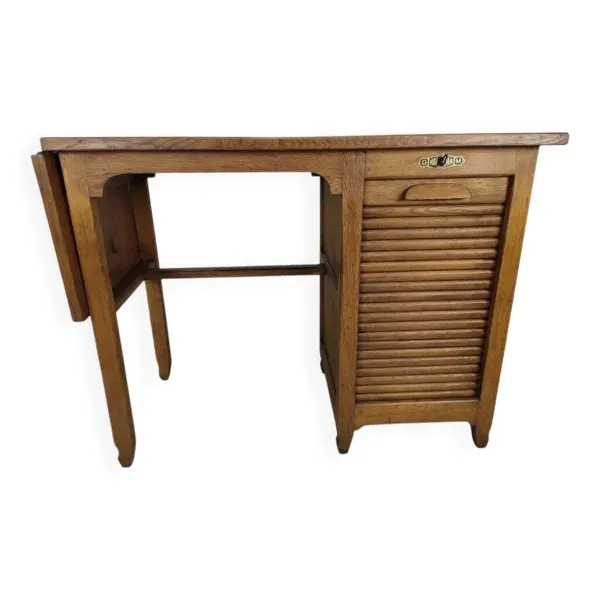 Bureau industriel en chêne, 1930s