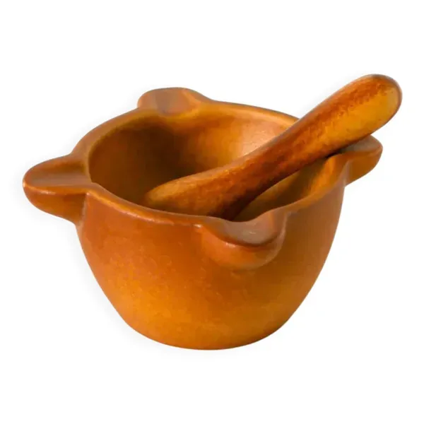 Petit mortier et pilon en grès, 1970