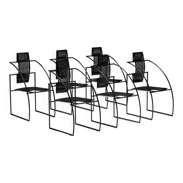 Chaises Quinta de Mario Botta pour Alias, Italie, années 1980