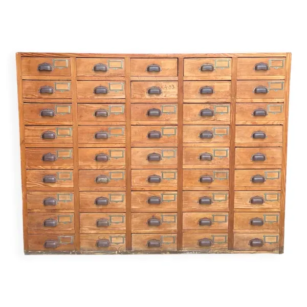 Meuble de metier quincaillerie vintage