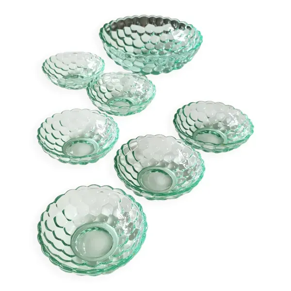 Sce à dessert signé P. d'avesn 7 pièces